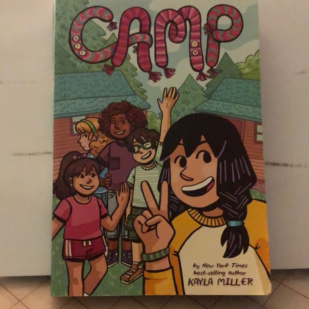 CAMP graphic novel book by Kayla Miller - check out the other one in my closet.